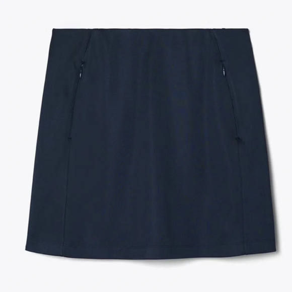 TORY BURCH SPORT Golf Navy Mini Pockets Skort - Picture 2 of 13